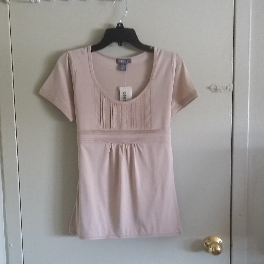 Multi-Pleats Tie BackTop